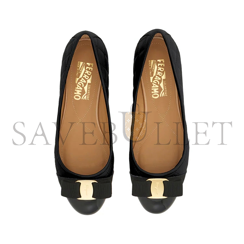 FERRAGAMO VARINA BALLET FLAT 01M831 672100 FERRAGAMO VARINA BALLET FLAT 01M831 672100
